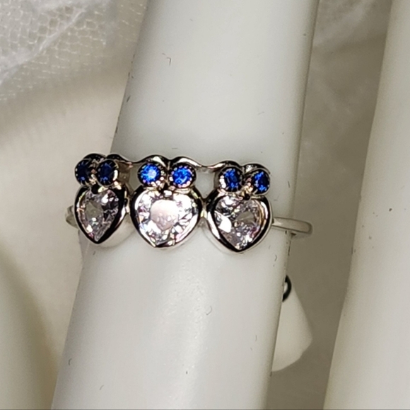 EFFY-ESQUE Owls Saphire Blue Eyes - Picture 1 of 1